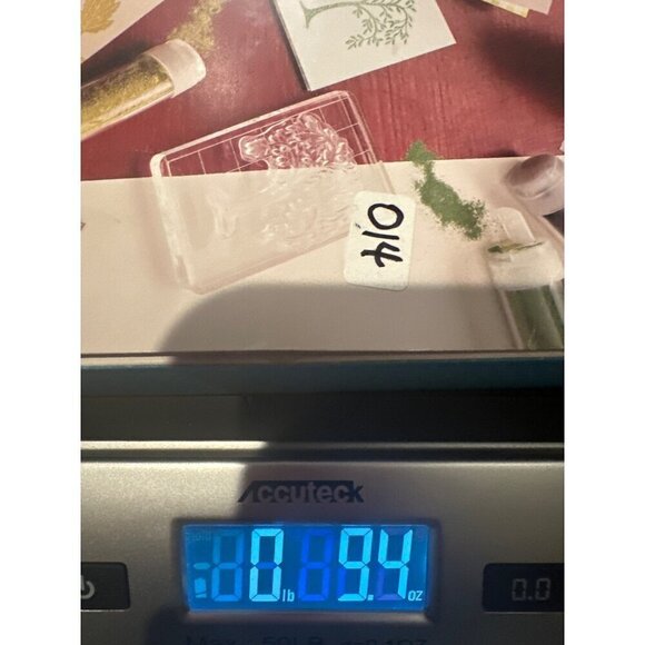 Martha Stewart Heat Embossing Starter Set Ek Success 17 Clear Stamps Powder Pad - Picture 9 of 9